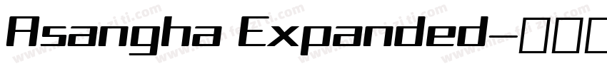 Asangha Expanded字体转换